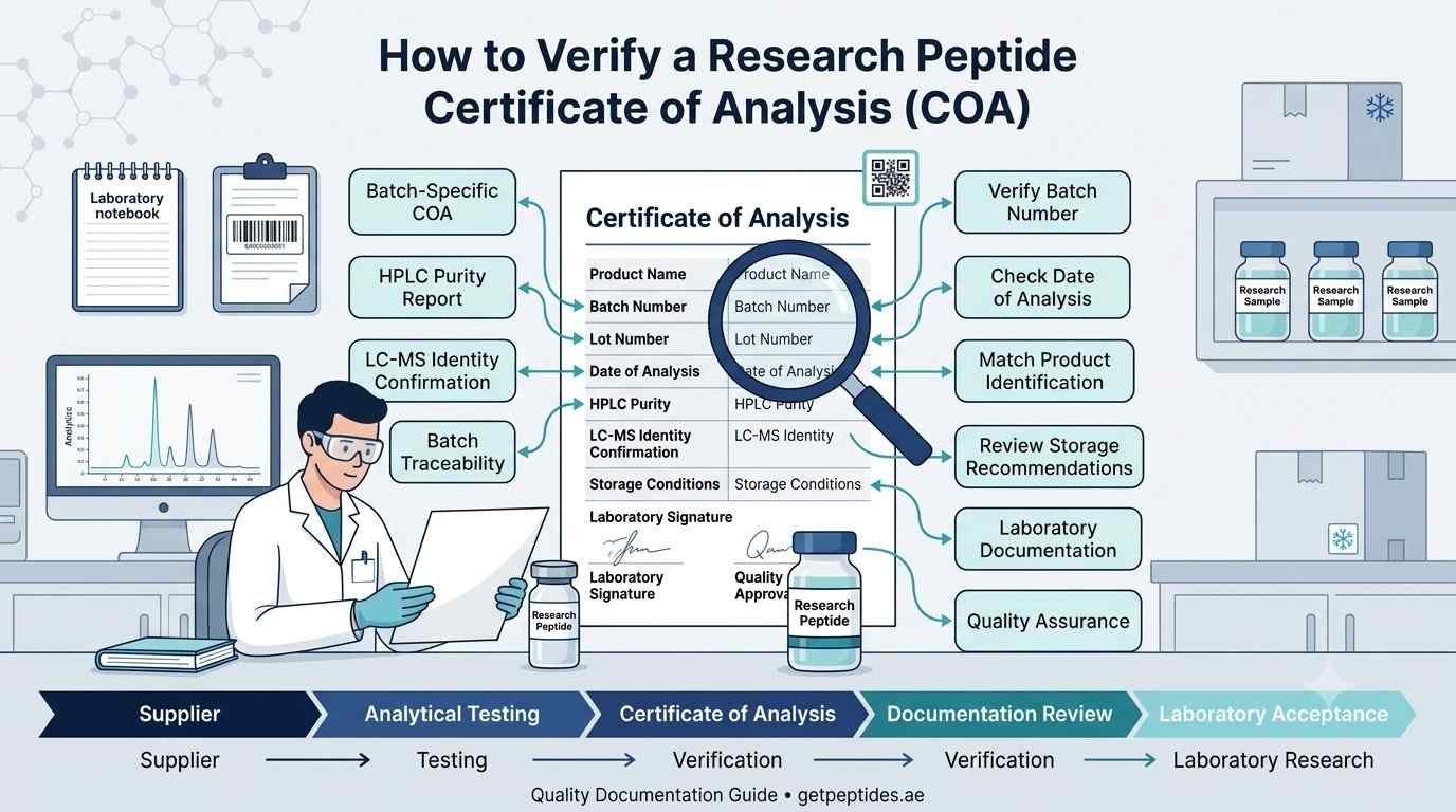 Laboratory certificate of analysis verification process