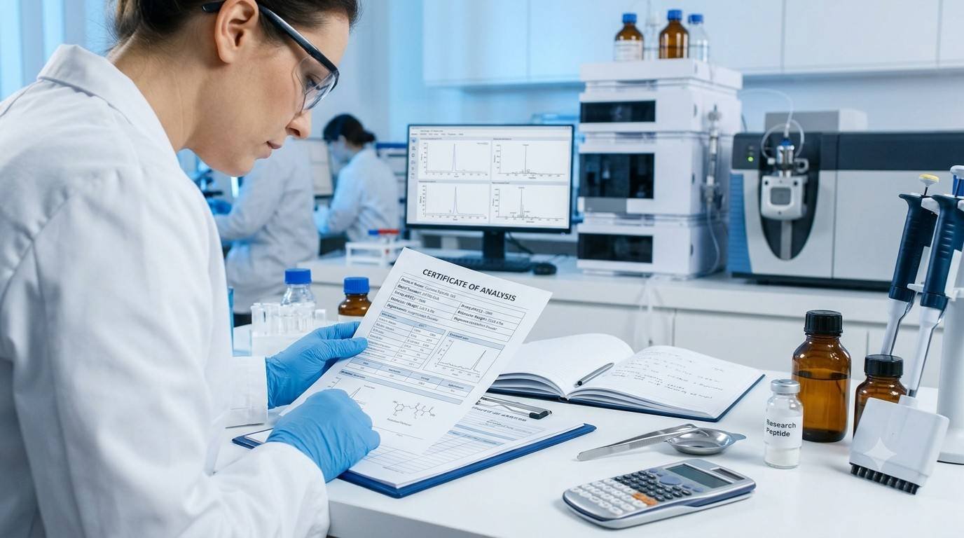 How to Verify Peptide Certificate of Analysis